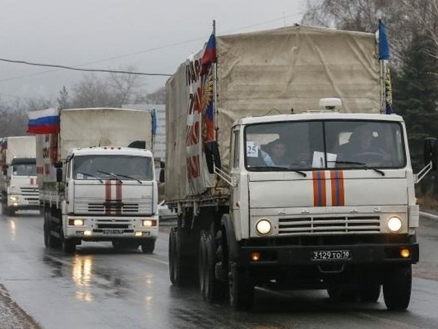 В Донбасс направляется очередной путинский «гумконвой»