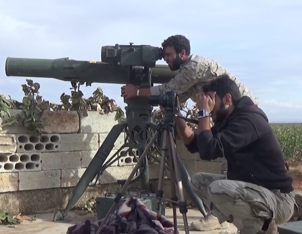 Сирийские повстанцы продолжают уничтожать большое количество бронетехники Асада с помощью американских ПТУР