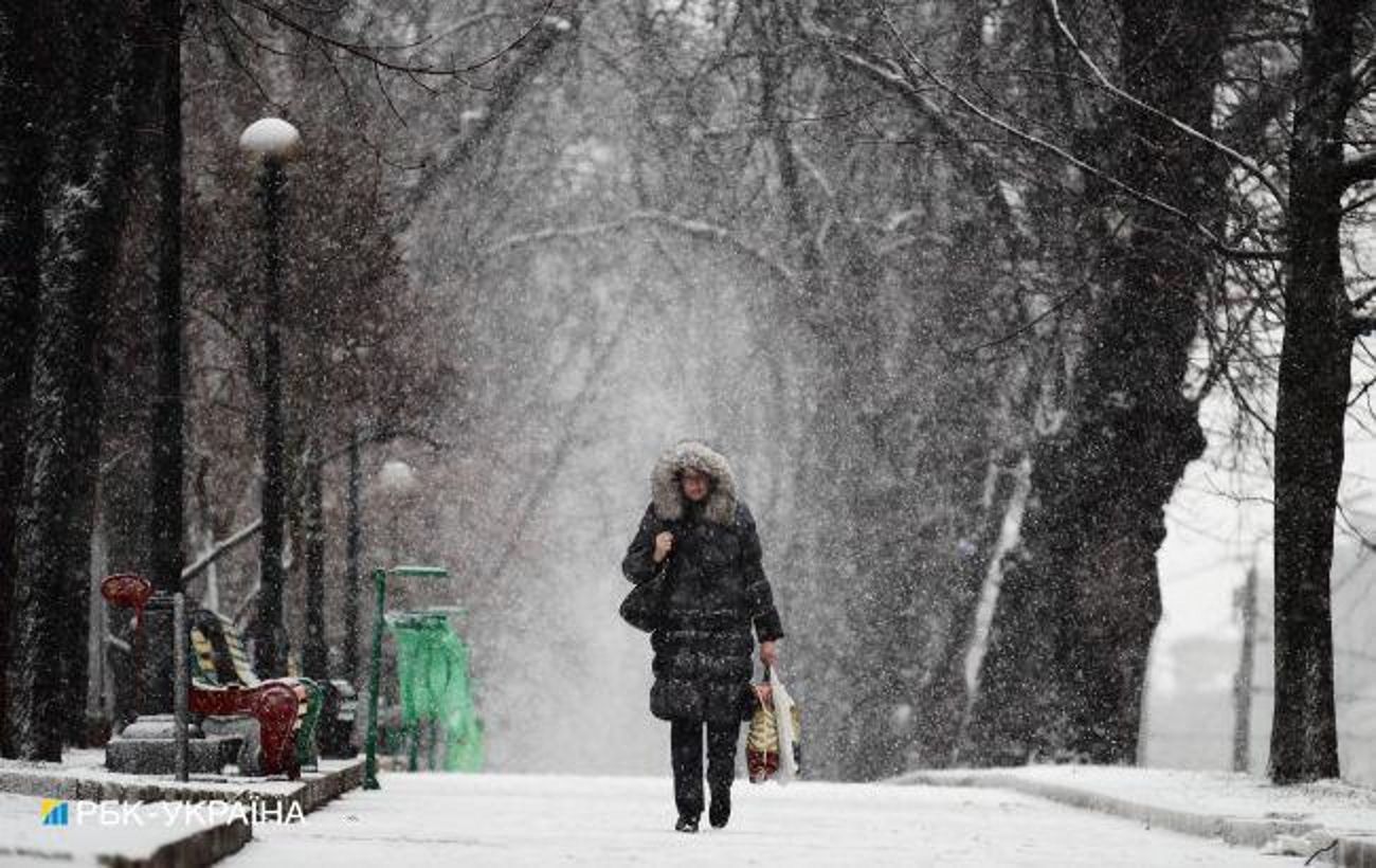 В Украину движется мощный снегопад из Европы: какие области засыплет мокрым снегом