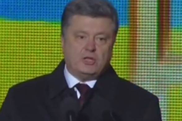 Видео полного выступления Петра Порошенко на Майдане