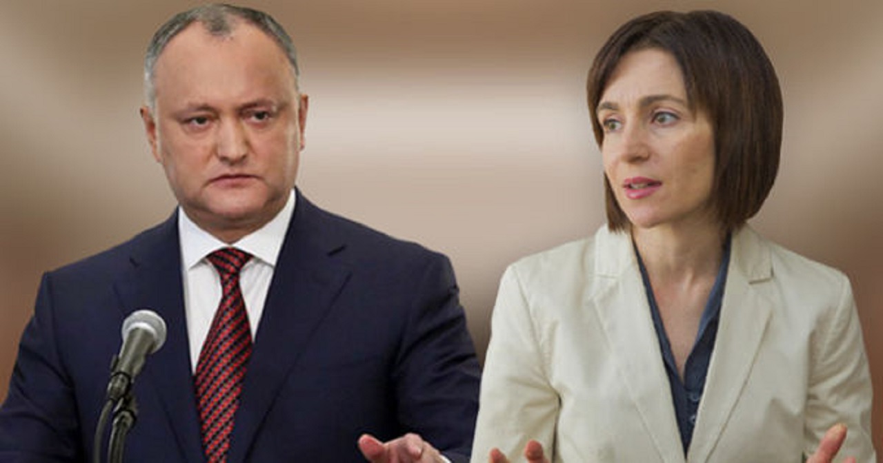 Выборы президента Молдовы: Додон неоднозначно отреагировал на победу Санду