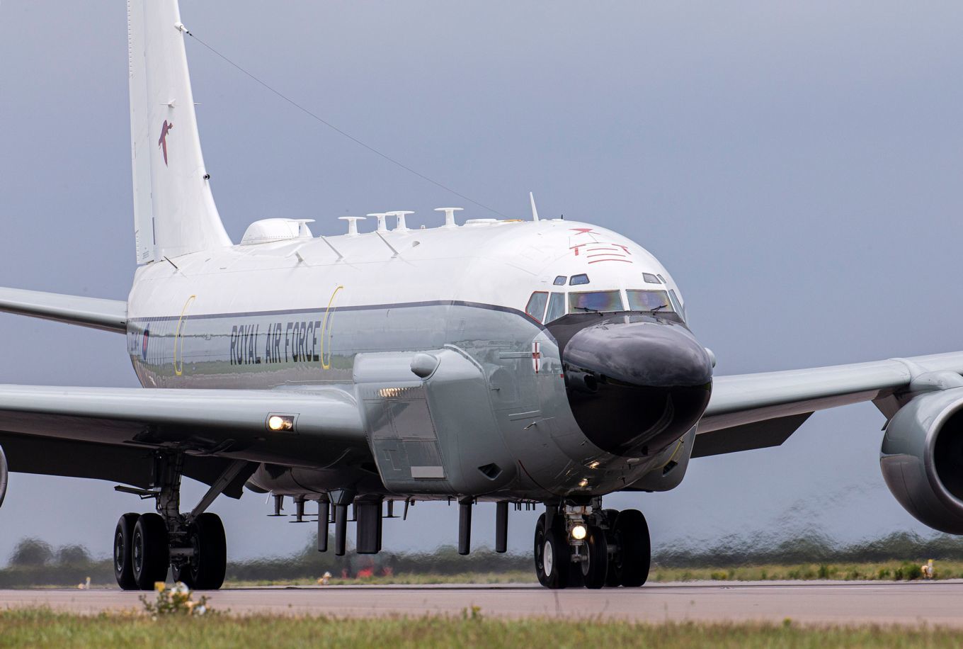 Второй раз за месяц: возле оккупированного Крыма замечен самолет-разведчик RC-135V Rivet Joint