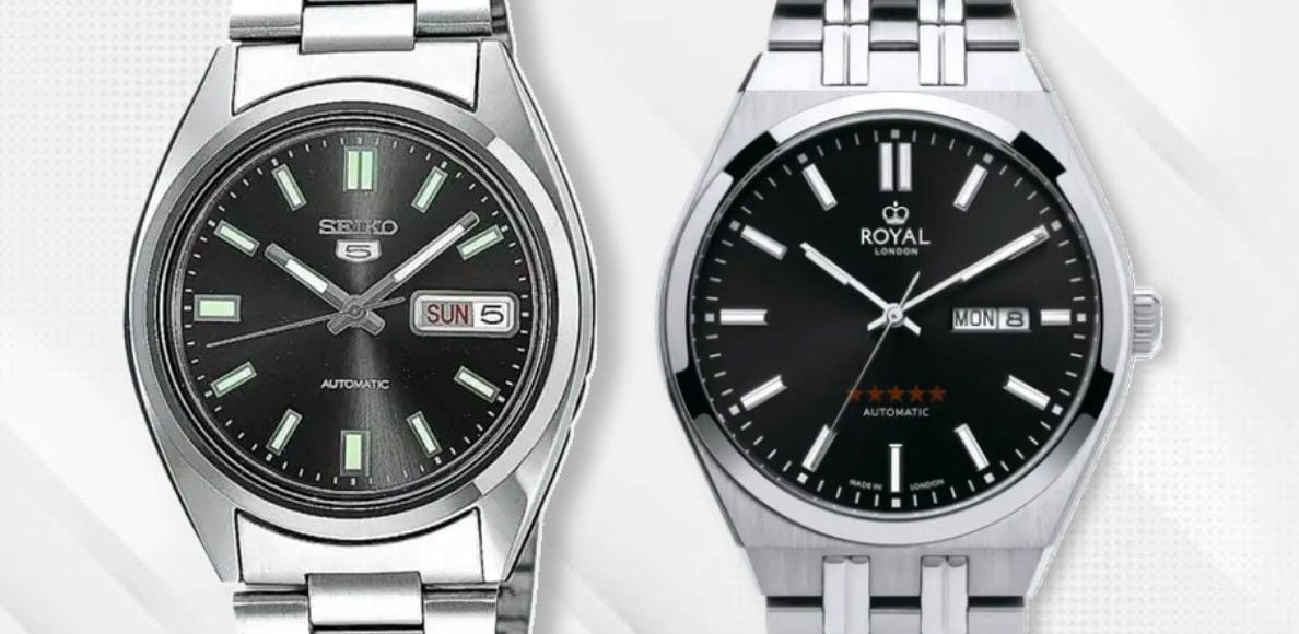 Порівняння Royal London Automatic vs Seiko 5: гідна альтернатива чи копія?