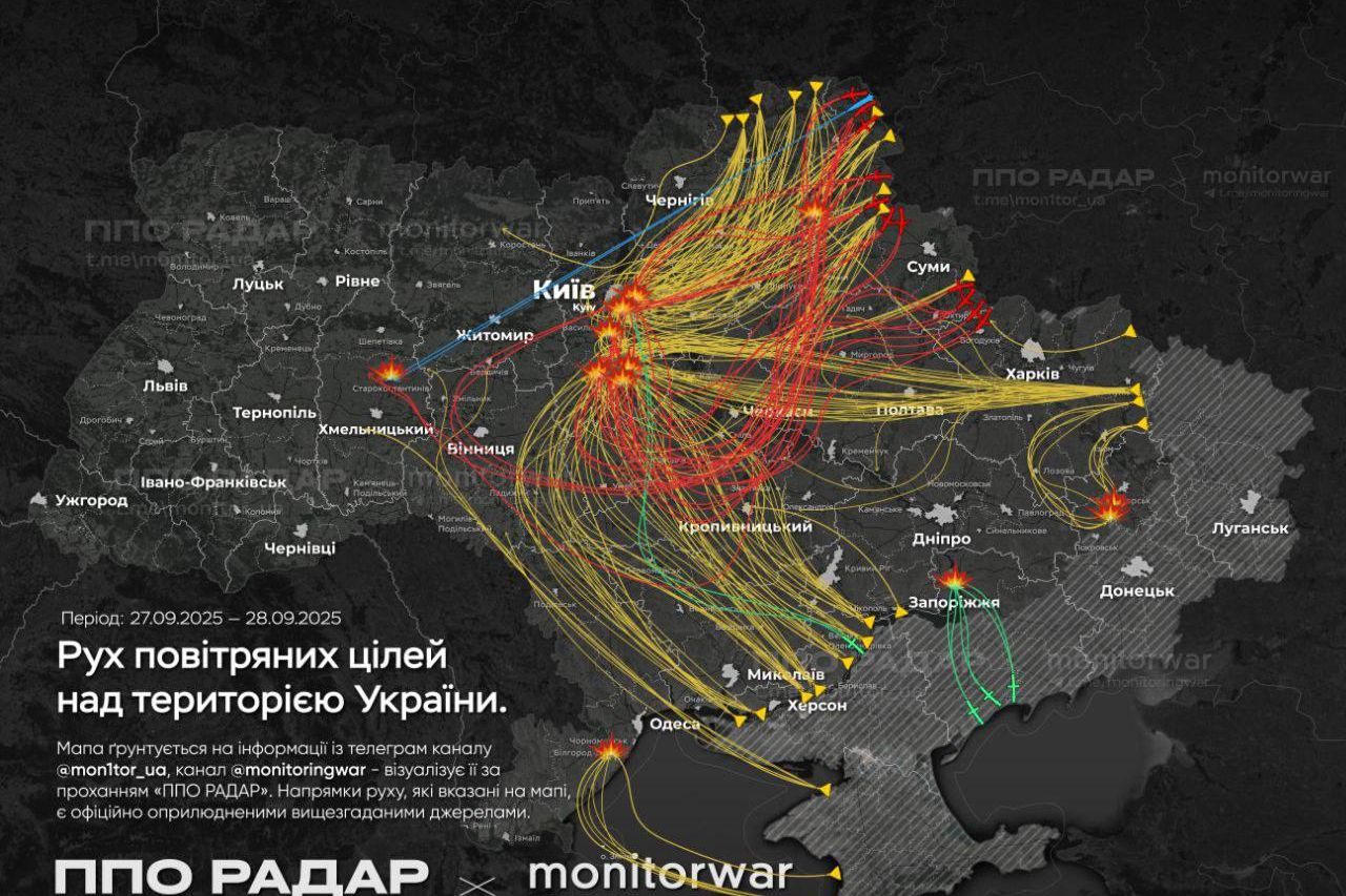 ​РФ обрушила более 600 "шахедов" на города Украины: основной целью был Киев, среди погибших ребенок