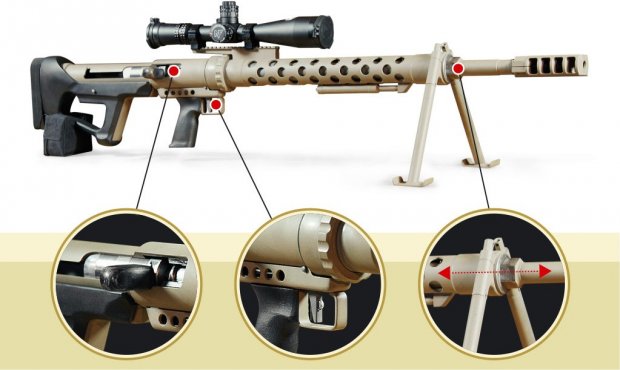 Харьковские военные конструкторы разработали новейшую винтовку Snipex для сил АТО: СМИ узнали первые подробности и показали видео (кадры)
