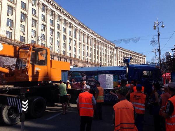 МВД: на Майдане уже есть пострадавшие милиционеры