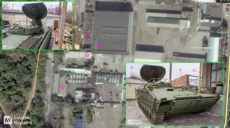 Разведка нашла в Донецке новую военную базу России: опубликована карта и фото бронетехники 