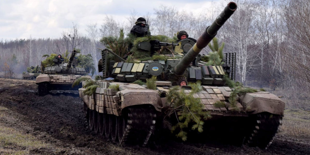 Украина готовится к войне с РФ: на Луганщине прошли учения танкистов ООС