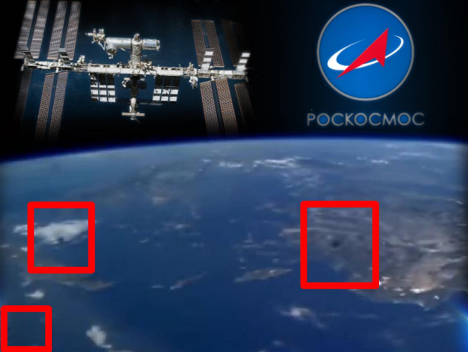 Ракета-носитель ʺСоюз-2.1аʺ окружена тремя НЛО, которые готовятся атаковать Землю