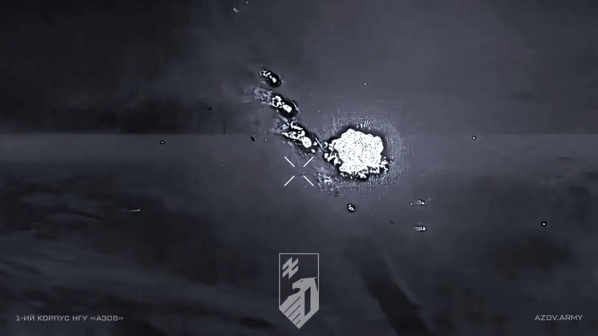 "Азов" ракетами "согрел" россиян на "зимней прогулке" под Добропольем, разгромив колонну квадроциклов