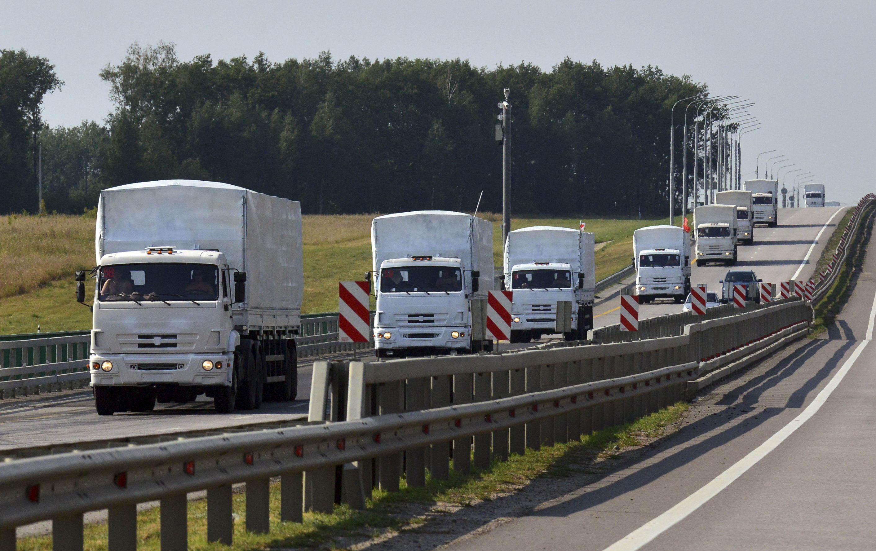 В СНБО заявили, что заявок на поставки гуманитарного конвоя из России не поступало