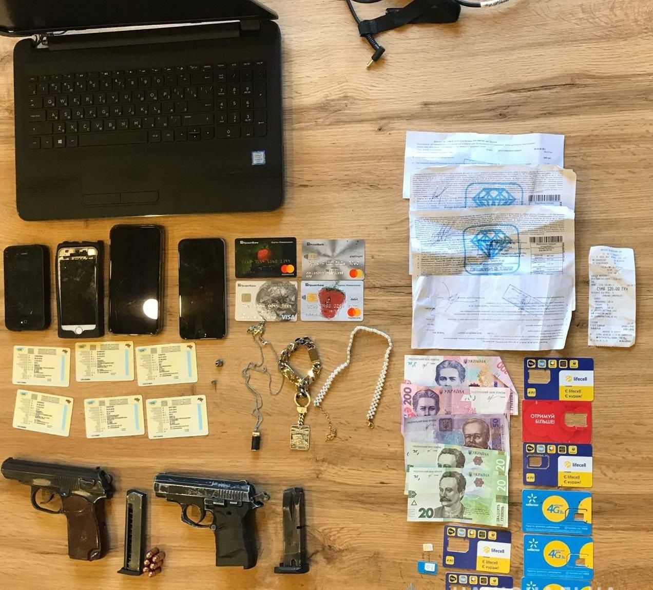 Разоблачена опасная банда, которую организовал подполковник СБУ, а в ее составе были полицейские