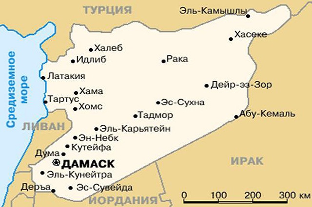 Война в Сирии: карта боевых действий и расположение баз российской армии от 17.11.2015