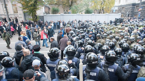 Среди активистов протеста под Радой произошел раскол: Найем сделал заявление о Саакашвили, Семенченко и Соболеве