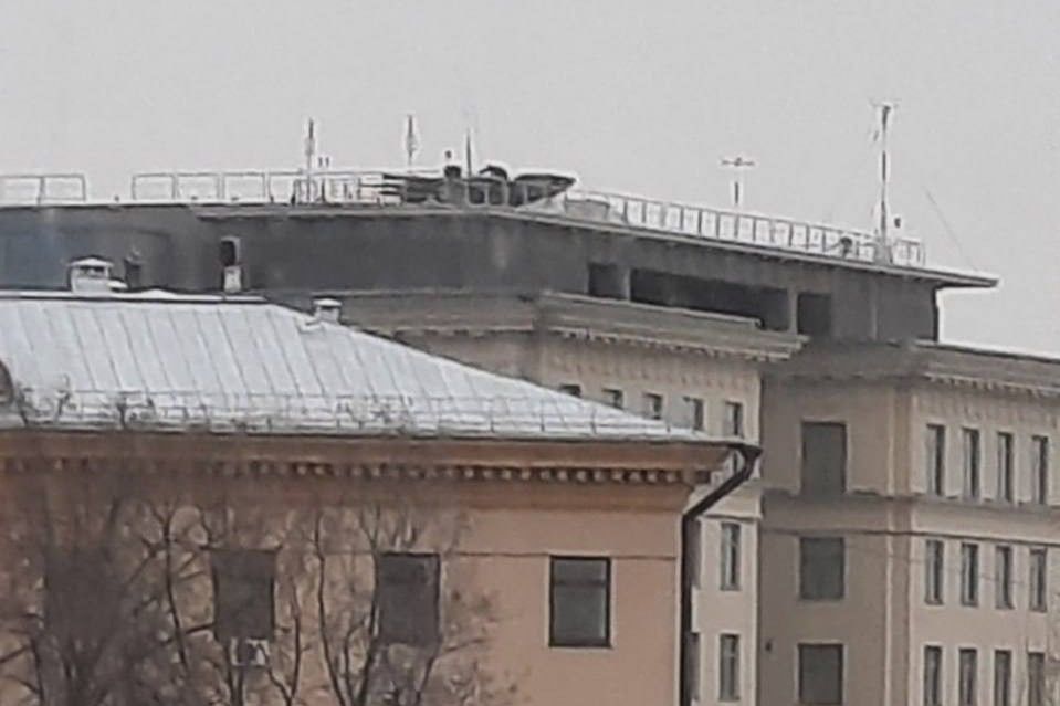 ​Кремль окружают "Панцирями": еще один комплекс замечен на крыше главного управления МВД РФ
