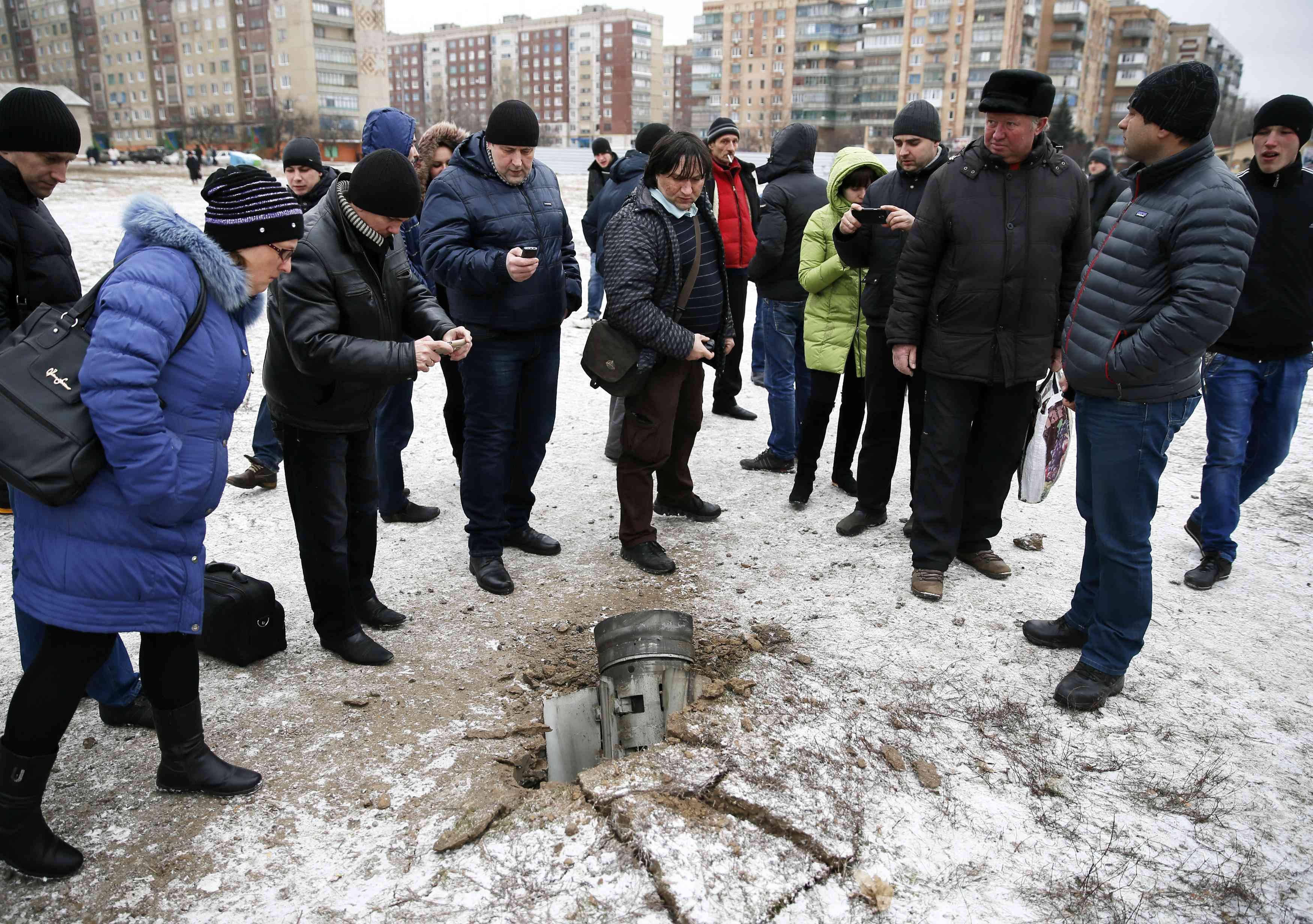 ОБСЕ: Краматорск обстреляли из "Смерча" или "Торнадо" с юго-восточного направления