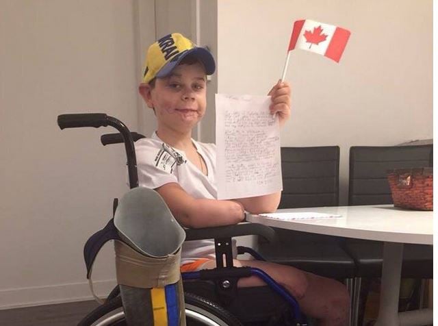 Украинский мальчик написал письмо канадскому премьер-министру