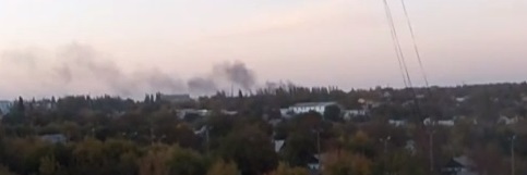 В районе аэропорта Донецка вновь начался пожар