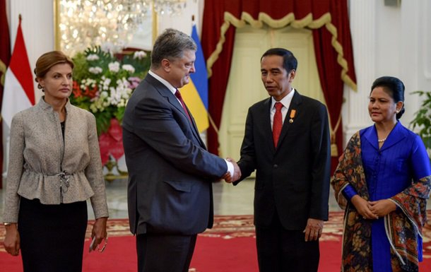 Украина и Индонезия планируют создать зону свободной торговли - Порошенко