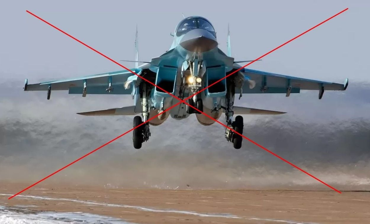 "Очередные многомиллиардные потери", - Z-паблики признали уничтожение Су-34 на аэродроме "Мариновка"