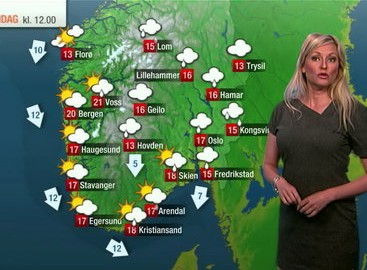 В Норвегии телеведущая рассказывала о погоде 33 часа подряд