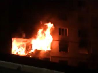 В Харькове на крыше пятиэтажного дома произошел взрыв