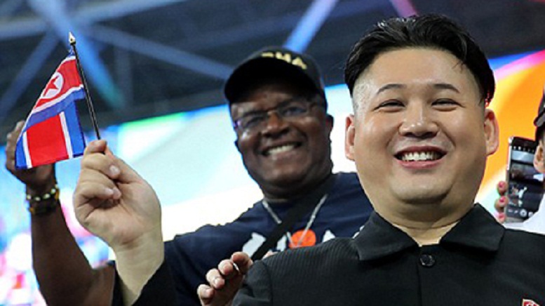 Переполох в Рио: на олимпийской трибуне появился улыбающийся Ким Чен Ын и показал всем неприличный жест, - фотофакт
