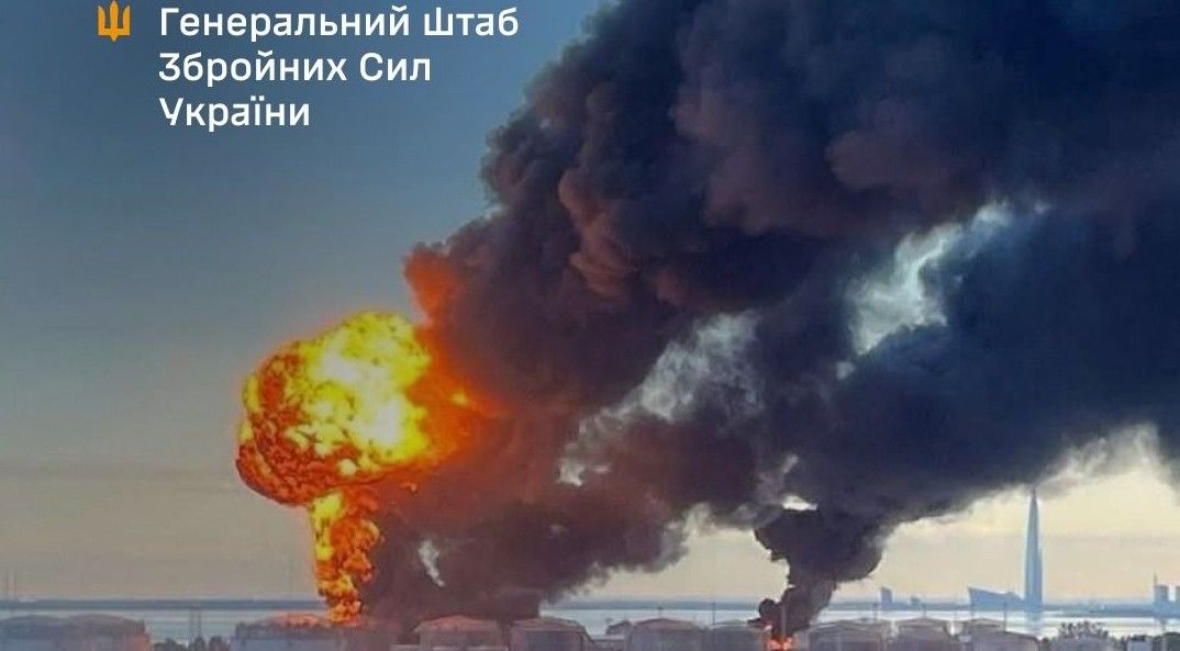 Генштаб ВСУ подтвердил поражение нефтетерминала в Санкт-Петербурге и других “жирных” целей в РФ и на ВОТ