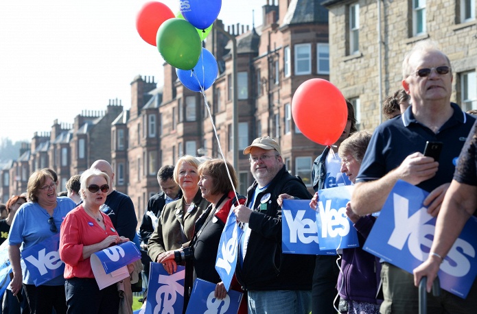 Хроника и результаты референдума в Шотландии онлайн