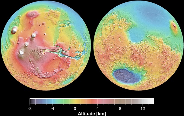Ученые выяснили, почему Марс "двуликий"