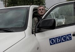 ​Во время перемирия в Луганской области представители ОБСЕ попали под обстрел