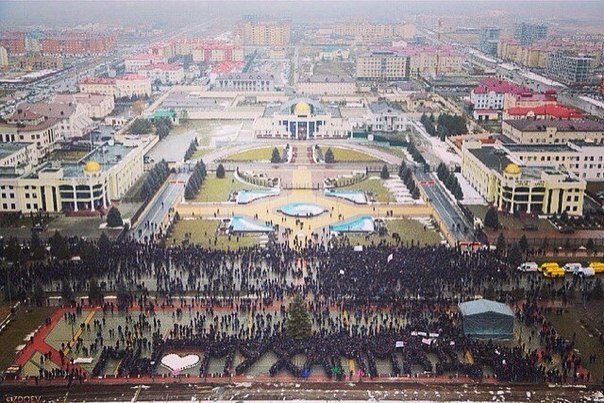 Митинг мусульман в Ингушетии: да будет проклят Ходорковский и все те, кто его поддерживают
