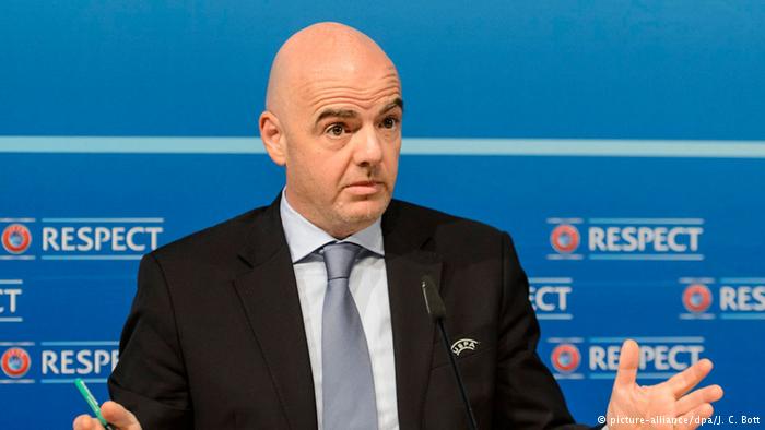 ​Никаких препятствий к проведению чемпионатов мира в России и Катаре нет, - глава ФИФА Инфантино