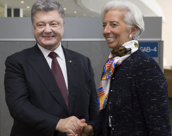Президент Украины побеседовал с Лагард: глава МВФ договорилась с президентом Украины про визит комиссии из Фонда в Украину