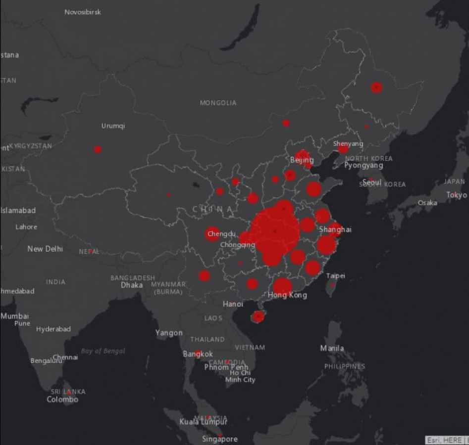 Коронавирус быстро захватывает Китай: число заболевших превысило психологическую отметку