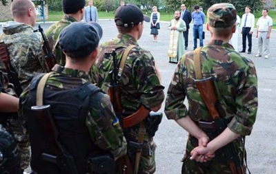 В зону АТО отправились более 70 бойцов батальона «Киевщина»