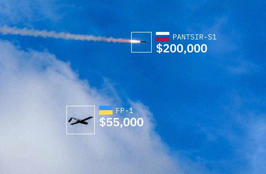 Российская ПВО расходует зенитные ракеты, которые в 4 раза дороже украинских дронов, – Fire Point