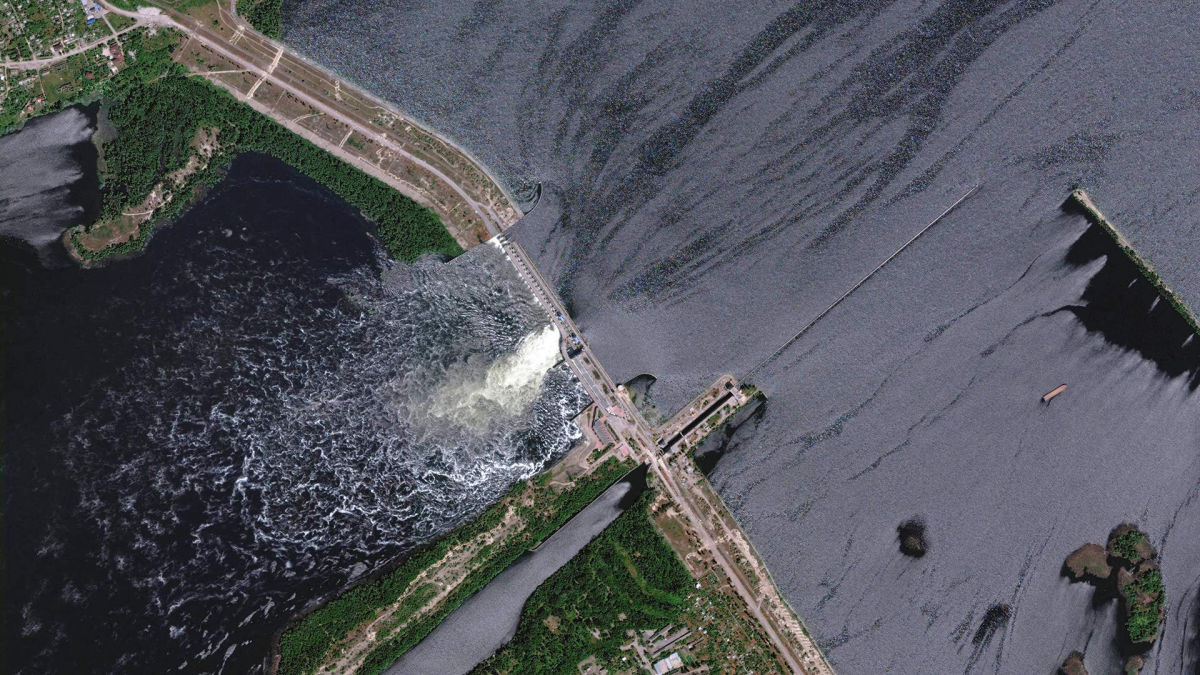 ​Накануне разрушения уровень воды был рекордно высоким: британская разведка о ЧП с Каховской ГЭС