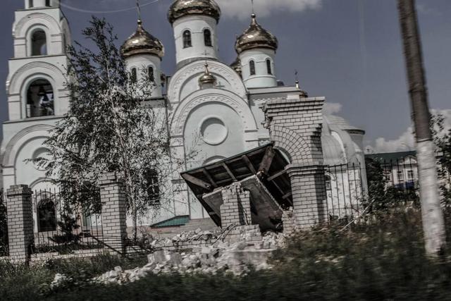 ​В зоне АТО уничтожено девять храмов Украинской православной церкви