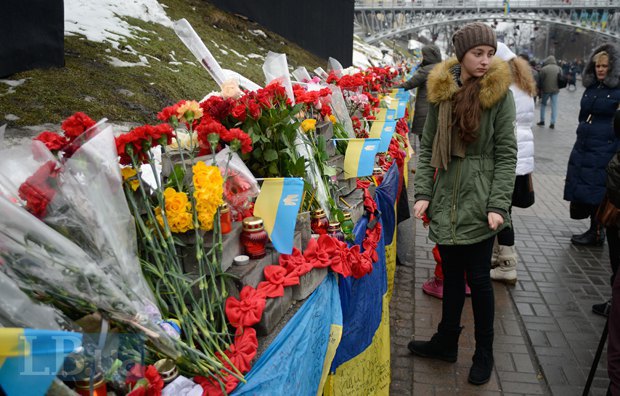 В Киеве вспоминают погибших на Майдане
