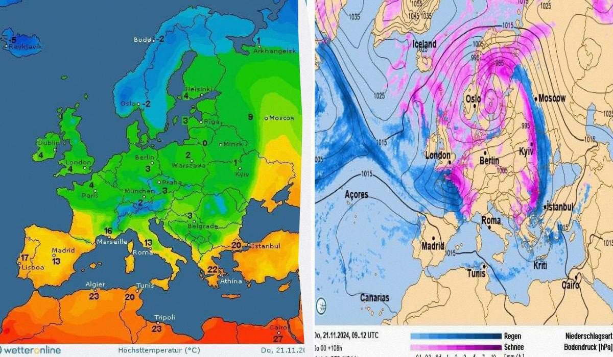 Незабаром погода різко зміниться: німецькі синоптики радять українцям приготуватися