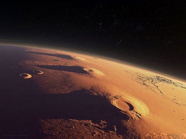 Ученые создали карту водяного пара на Марсе