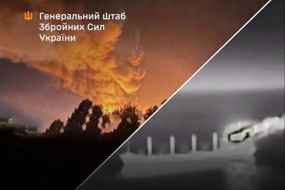 Удар по "тіньовому флоту" та логістиці: ЗСУ вночі вразили танкер і понтонну переправу РФ