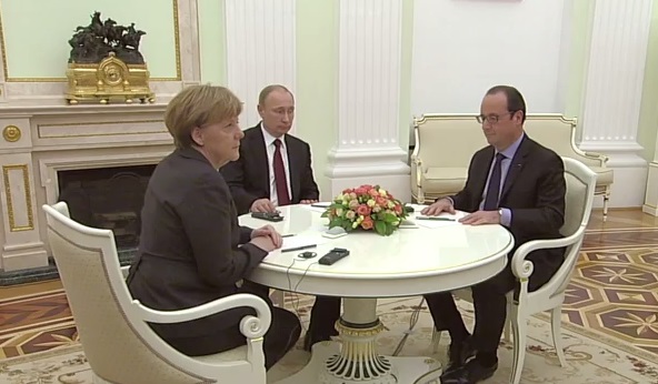 Итоги встречи Владимира Путина, Ангелы Меркель и Франсуа Олланда