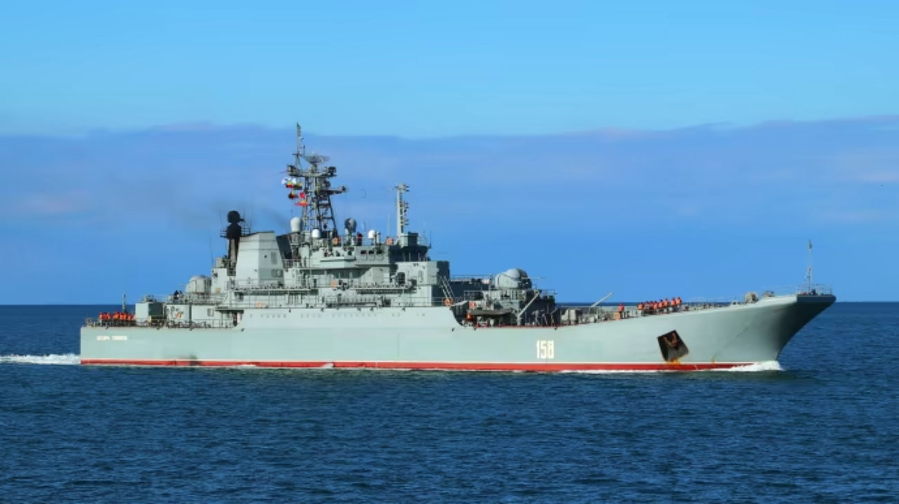 Уничтожение "Цезаря Куникова": в ВМС Украины рассказали, сколько БДК осталось у РФ