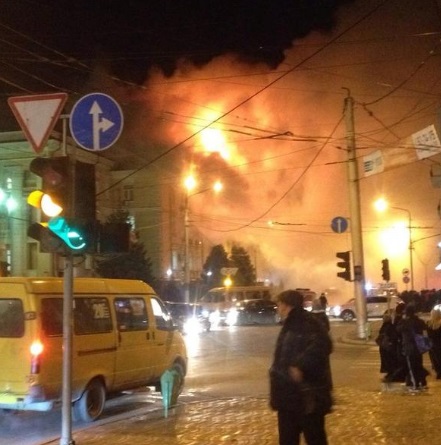 Кавказ в огне: в столице Дагестана продолжает пылать здание ФСБ