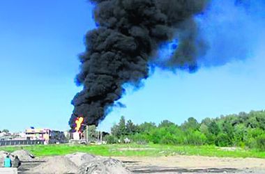 ​Масштабный пожар на нефтебазе под Киевом ликвидирован, - ГСЧСк