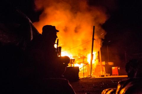 В Карловке Донецкой области прошел интенсивный бой