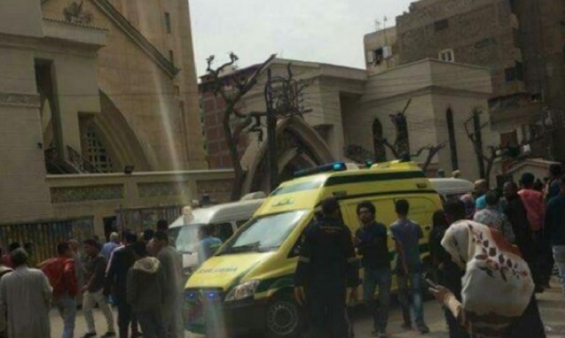 В Интернет выложили видео взрыва в египетской Александрии