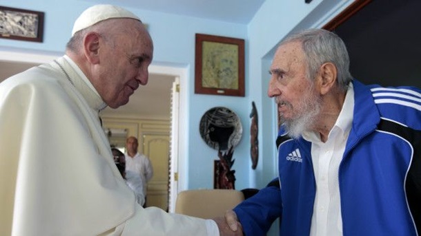 На Кубе Фидель Кастро и Папа римский обсуждали мировую политику